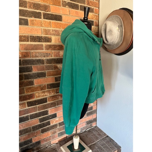 Lululemon Scuba Oversized Hoodie Full Zip Green Women's XL XXL TG TTG - Picture 2 of 4